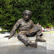 Estatua de bronce conmemorativa de Einstein de encargo de alta calidad de la fábrica